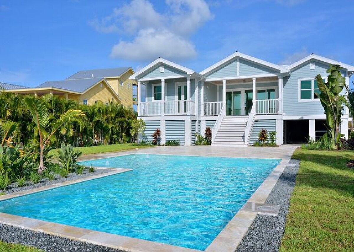pool in backyard in Key West